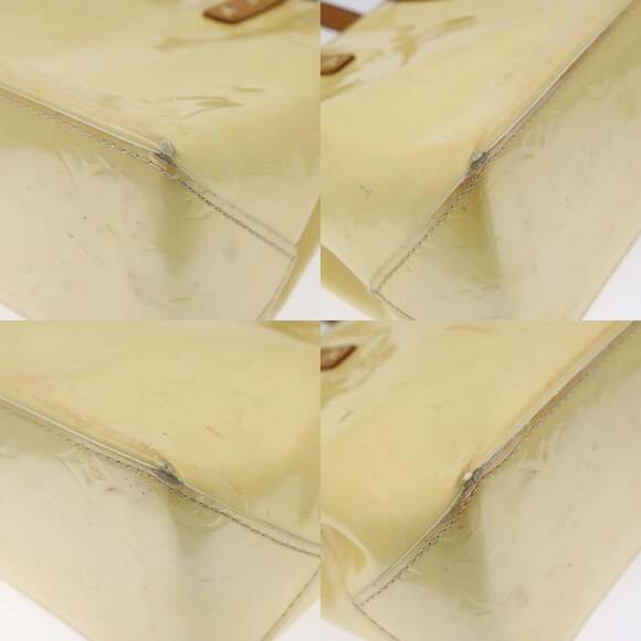 LOUIS VUITTON Monogram Vernis Reade PM Hand Bag Perle M91336 - Picture 10 of 12